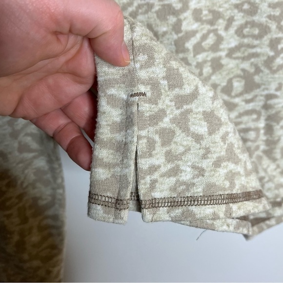 SATURDAY Sunday by Anthropologie Leopard Animal Print Crew Neck Sweatshirt - Picture 6 of 6